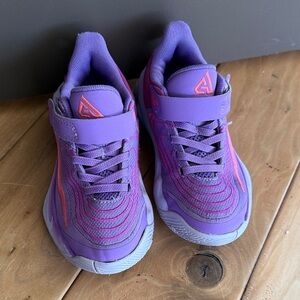 Nike Giannis Kids Purple and Pink Sneakers